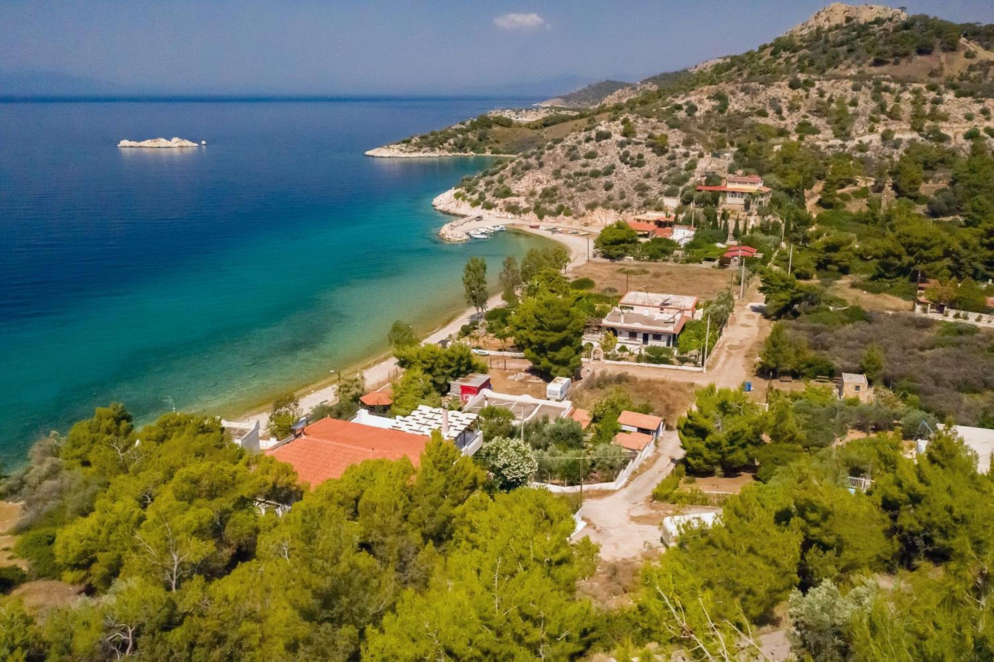 Villa Saronic Seafront Salamís Exterior foto
